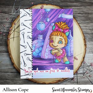 Sweet November - Clear Stamp - Pins and Needles