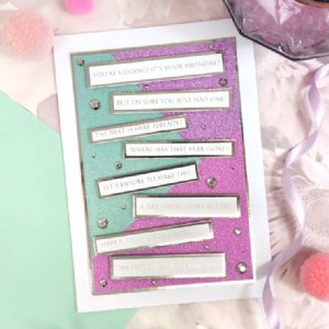 Hunkydory Crafts - Paper Pad - Perfect Verses, Birthdays