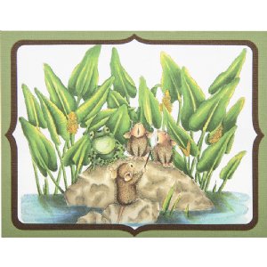 Stampendous - Wood Stamp - Pond Song