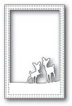 Poppystamps - Dies - Playful Deer Stitched Frame