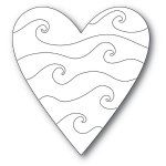 Poppystamps - Dies - Wavy Heart