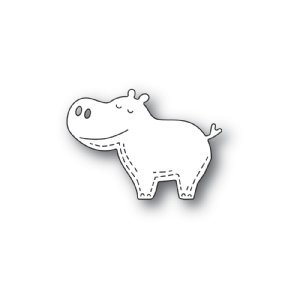 Poppystamps - Die - Whittle Happy Hippo