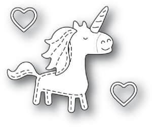 Poppystamps - Die - Whittle Unicorn