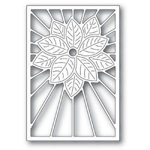 Poppy Stamps - Dies - Stained Glass Poinsettia
