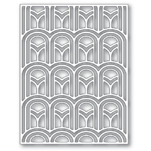 Poppy Stamps - Dies - Arched Deco Plate