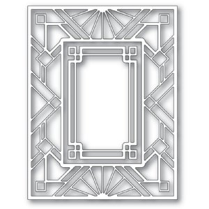 Poppy Stamps - Dies - Geometric Deco Plate