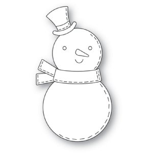 Poppystamps - Dies - Whittle Friendly Snowman
