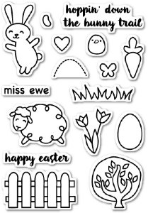 Poppystamps - Clear Stamp - Easter Excitement