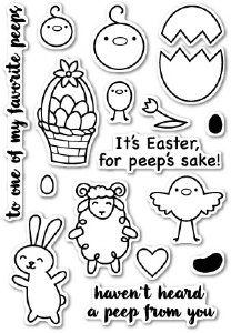 Poppystamps - Clear Stamp - To All My Peeps