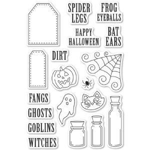 Poppystamps - Clear Stamp - Halloween Ingredients