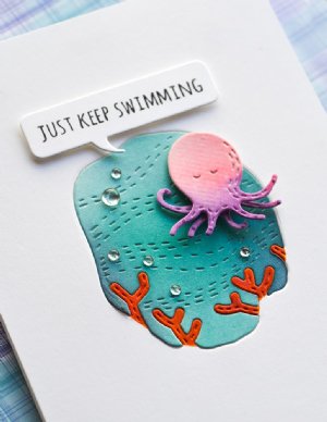 Poppystamps - Die - Whittle Happy Octopus