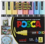 Posca - Paint Marker Set - PC-5M Medium - Soft Colors (8pc)
