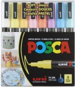 Posca - Paint Marker Set - PC-3M Fine - Soft Colors (8pc)