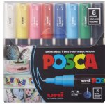 Posca - Paint Marker Set - PC-1M Extra Fine Bullet - Basic (8 Colors)