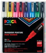 Posca - Paint Marker Set - PC-3M Fine - Basic (8 Colors)