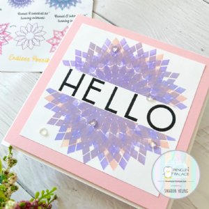 Penguin Palace - Stencils - Diamonds Geo