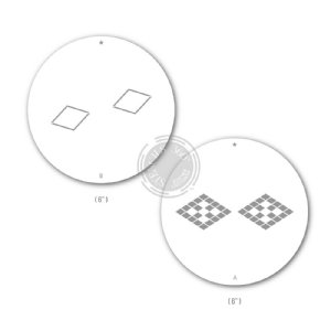 Penguin Palace - Stencils - Diamonds Geo