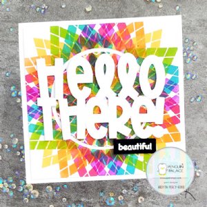 Penguin Palace - Stencils - Diamonds Geo