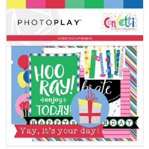 Photo Play Paper - Confetti - Ephemera