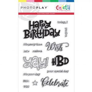 Photo Play - Clear Stamps - Confetti