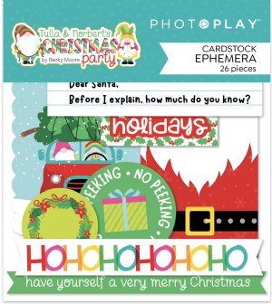 Photo Play Paper - Ephemera - Tulla & Norbert's Christmas Party