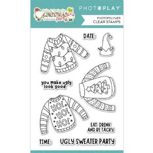 Photo Play - Clear Stamps - Christmas Party Ugly Sweater