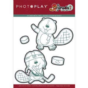 Photo Play Paper - Dies - O Canada 2 - Beaver Hockey