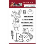 Photo Play - Clear Stamps - O Canada 2 - Moose & Bear