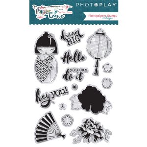 Photo Play - Clear Stamps - Paper Crane