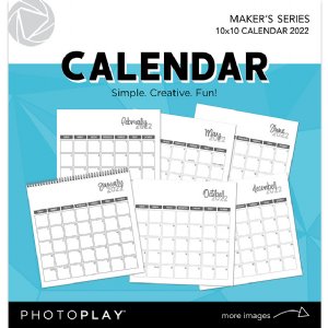 Photo Play Paper - Calendar 2022 - 10" x 10"