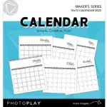 Photo Play Paper - Calendar 2022 - 10" x 10"