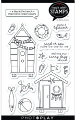 Say It With Stamps - Clear Stamps - A Day At The Beach