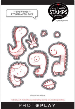 Say It With Stamps - Dies - Dino Friends