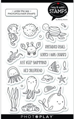 Say It With Stamps - Clear Stamps - Under The Sea