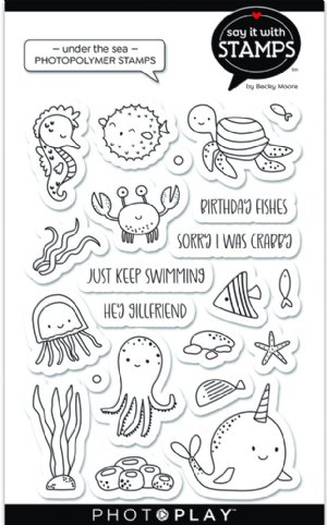 Say It With Stamps - Clear Stamps - Under The Sea
