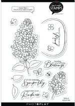 Say It With Stamps - Clear Stamps - Lovely Lilacs