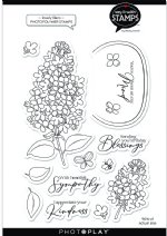 Say It With Stamps - Clear Stamp - Lovely Lilacs