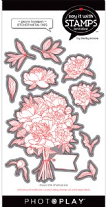 Say It With Stamps - Dies - Peony Bouquet