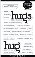 Say It With Stamps - Clear Stamps - Word - Hug/Hugs