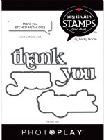 Say It With Stamps - Dies - Thank You Word