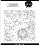 Say It With Stamps - Background Stamp - Fall Floral