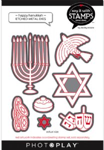 Say It With Stamps - Dies - Happy Hanukkah