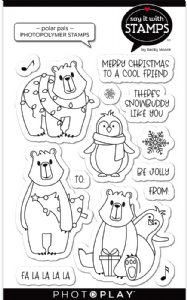 Say It With Stamps - Clear Stamp - Polar Pals