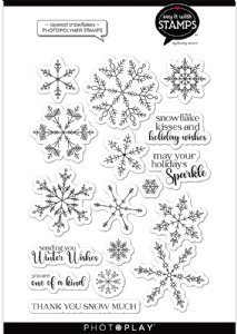 Say It With Stamps - Clear Stamp - Layered Snowflakes