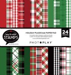 Say It With Stamps - 6X6 Paper Pad - Christmas Plaid