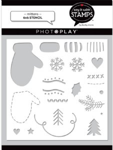 Say It With Stamps - Stencils - Mitten