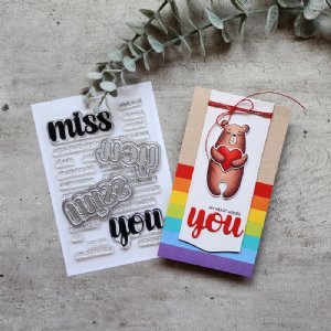 Say It With Stamps - Dies - Miss You