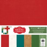 Photo Play Paper - 12X12 Solids+ Paper Pack - The North Pole Trading Co.