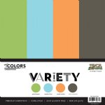 Photo Play Paper - My Colors 12X12 Cardstock Variety Pack - A Day at the Zoo (8 Sheets)