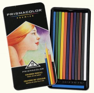Prismacolor - Premier Colored Pencils - 12 Brilliant Colors